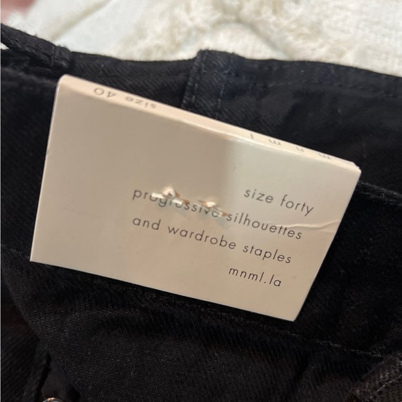 MNML Black and Yellow Crime Scene Jeans - Picture 5 of 5